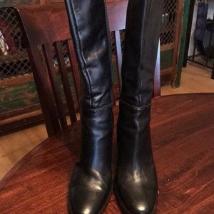 J Crew leather boot sz 7H good used cond.